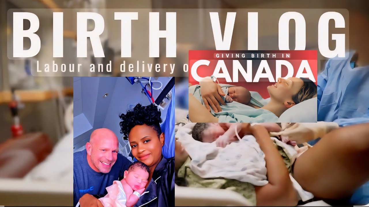 MY LABOUR & BIRTH VLOG EXPERIENCE IN CANADA PREGNANT WITH ONE FALLOPIAN TUBE #f  #fertilityjourney 