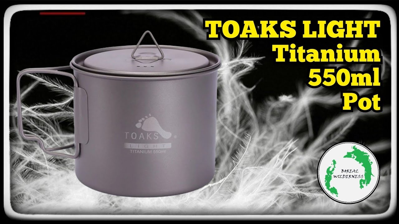 TOAKS LIGHT Titanium 550ML Pot (Ultralight Version)