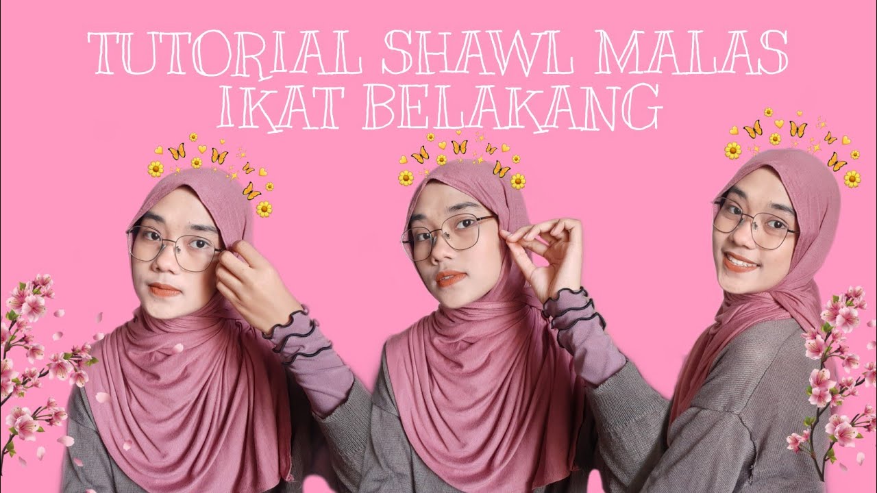 Tutorial shawl malas ikat belakang labuh |cover your chest| specky