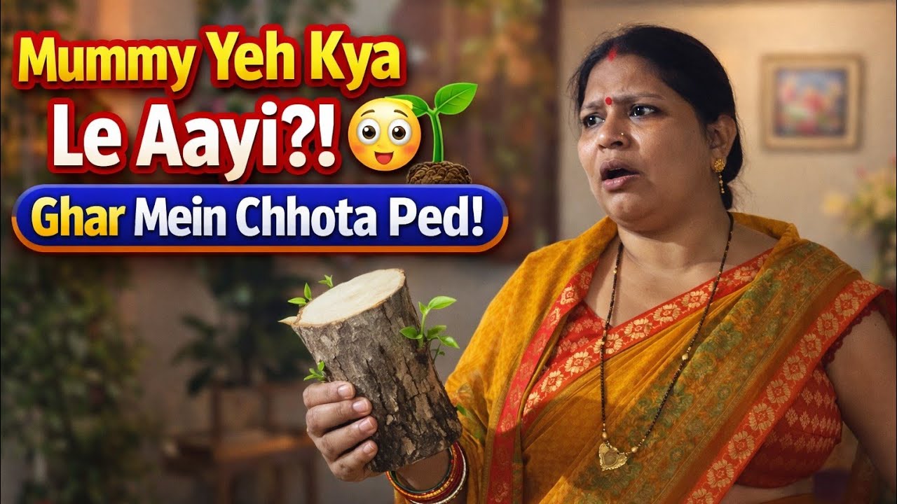Mummy Yeh Kya Le Aayi?! 😳🌱 Ghar Mein Chhota Ped!