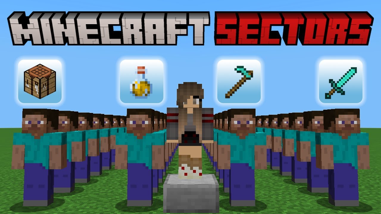 Майнкрафт но есть СЕКТОРЫ