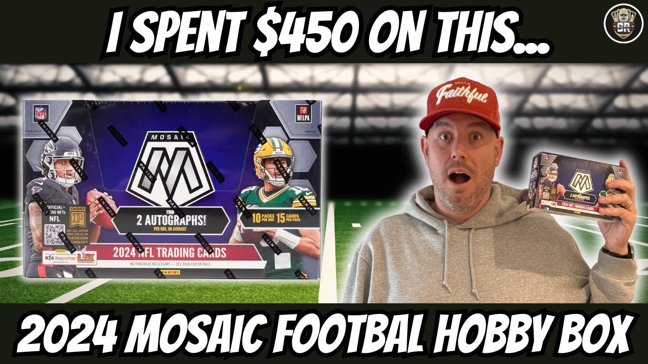 I Spent $450 on a 2024 Mosaic Football Hobby Box | INSANELY GOOD PULLS! 🔥