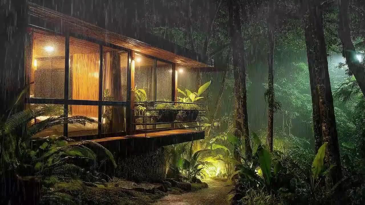 Thunderstorm Rain Sounds That Help You Sleep Faster and Longer