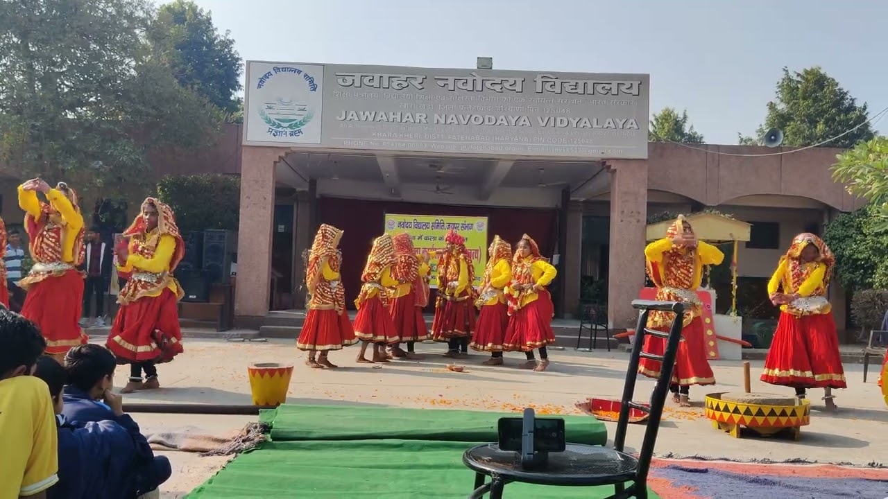 Performance by Students of JNV Fatehabad Haryana @yadavtakshil