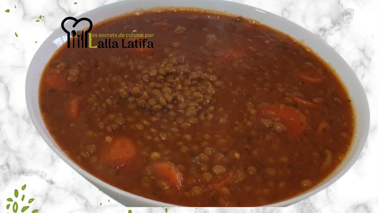 Les lentilles au Thermomix 31 TM5 TM6 العدس وجبة صحية#thermomix #food#lentilles @cheflallalatifa