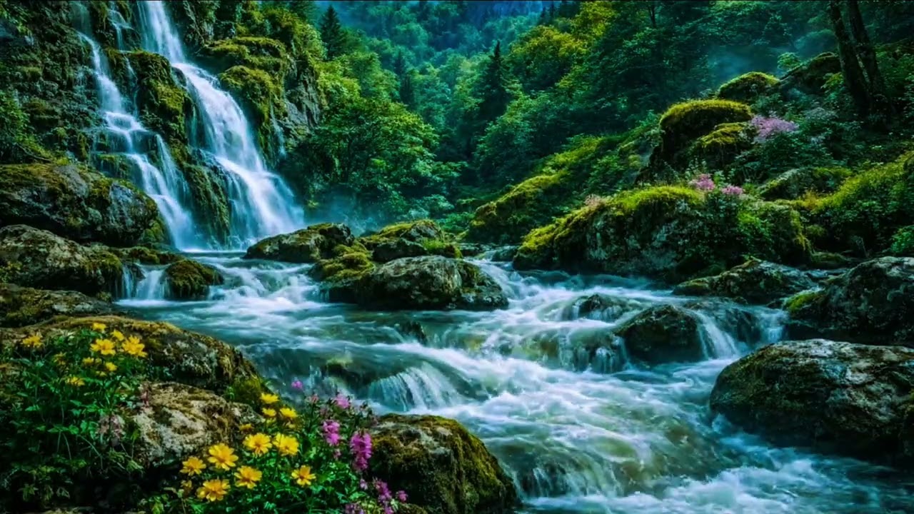 Relaxing River Sound for Deep Sleep 06