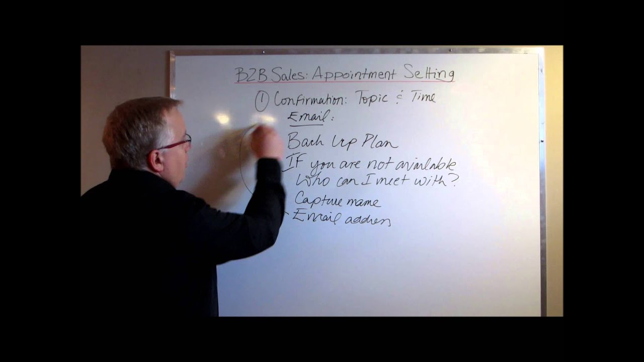 B2B Sales: Appointment Setting With Customers