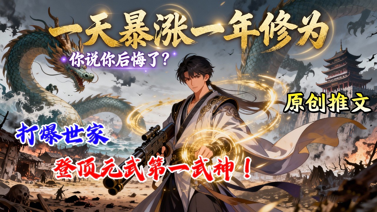 🔥更新【都市高武】《一天暴涨一年修为，你说你后悔了？》一天涨一年功力！卑微少年凭逆天天赋，登顶元武武神！#小说推文#网文风向标#爽文 #逆袭#男频小说#书荒推荐