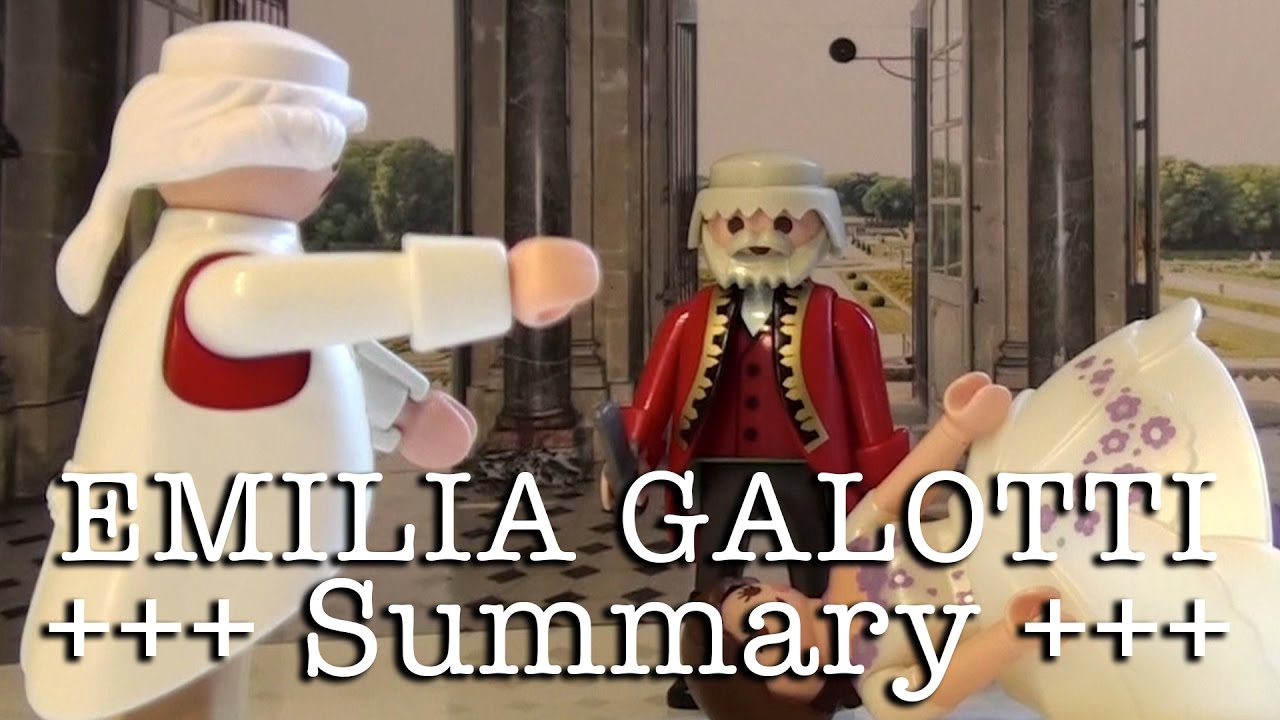 Emilia Galotti to go (Lessing in 11.5 minutes, English version)