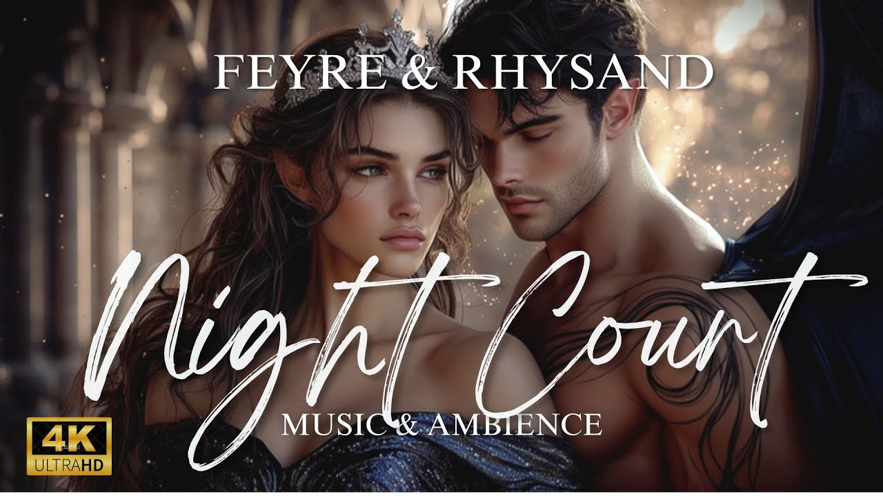 Night Court | Feyre & Rhysand | Relaxing Piano Music | ACOTAR reading ambience
