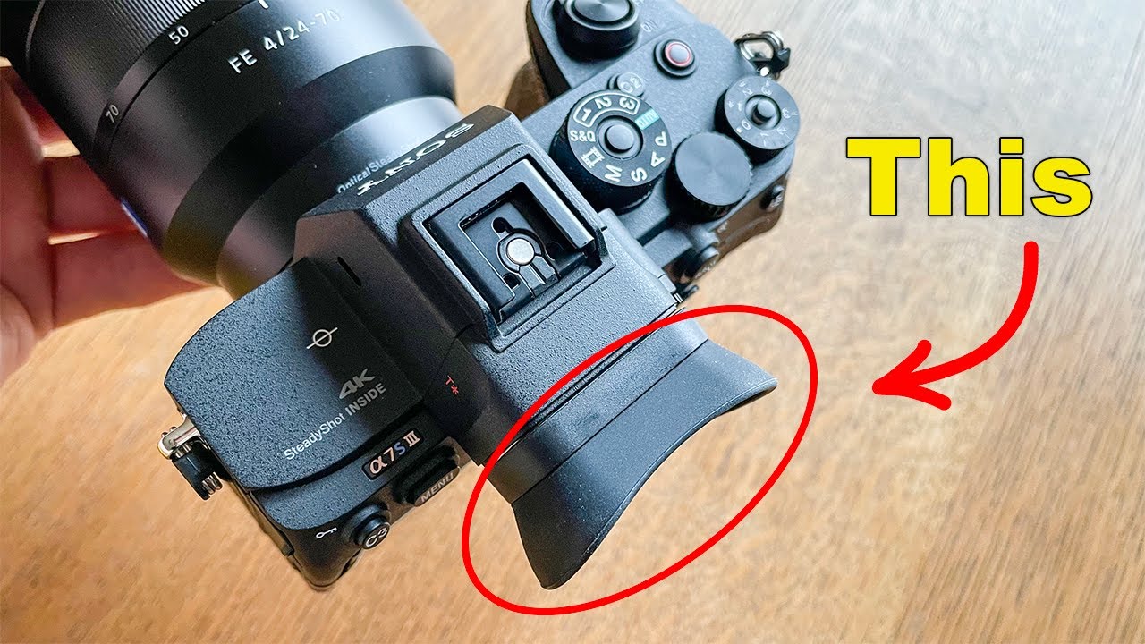 Perfect LARGER EyeCup For Sony A7Siii Sony A1 & Sony A7IV