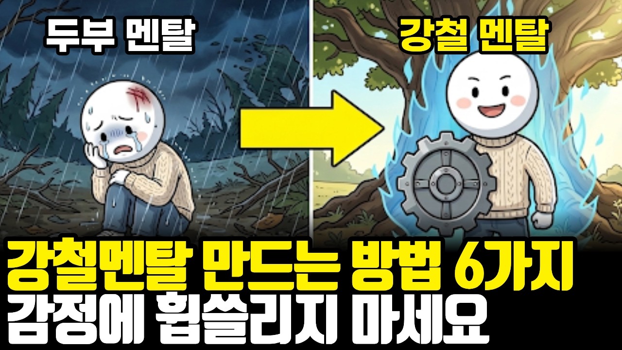 강철멘탈 만들기 6가지 방법 |멘탈관리|멘탈케어