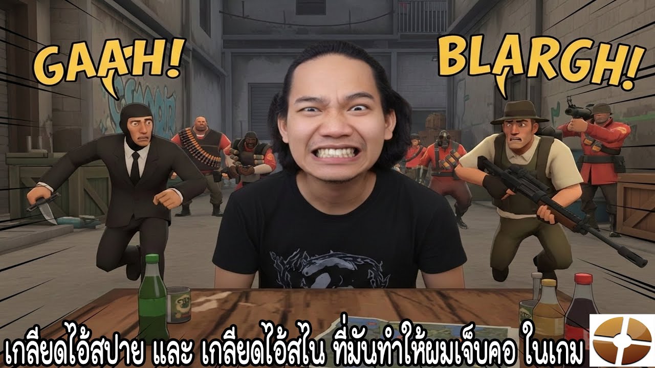 เกลียดไอ้สปาย และ เกลียดไอ้สไน ที่มันทำให้ผมเจ็บคอ ในเกม 