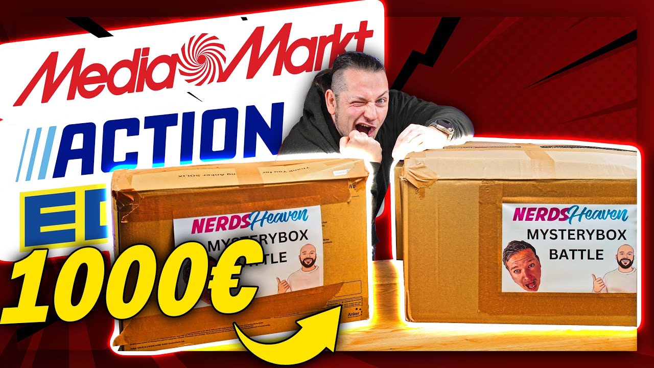 Mystery Boxen Battle - Was steckt drin? MediaMarkt, Amazon, Action, ...