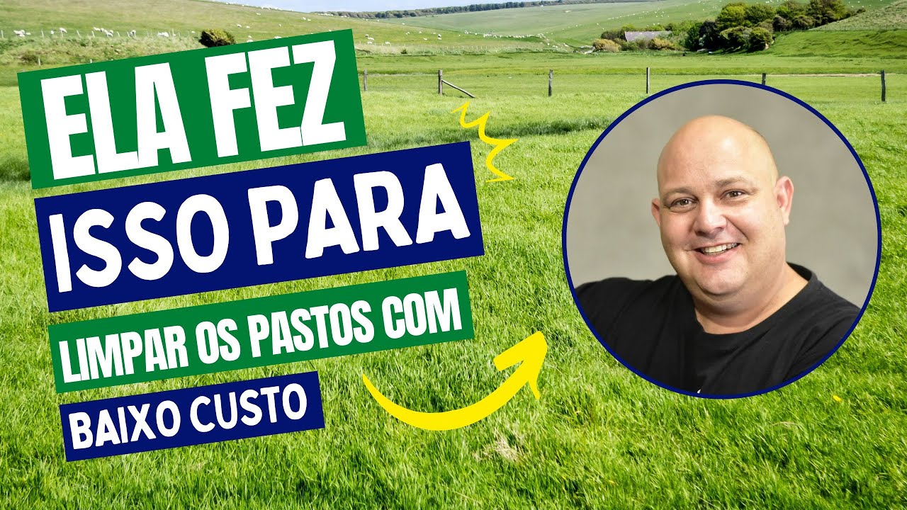ELA FEZ ISSO PARA LIMPAR OS PASTOS COM BAIXO CUSTO EM SUA FAZENDA | PROF. MARCELO COSTA