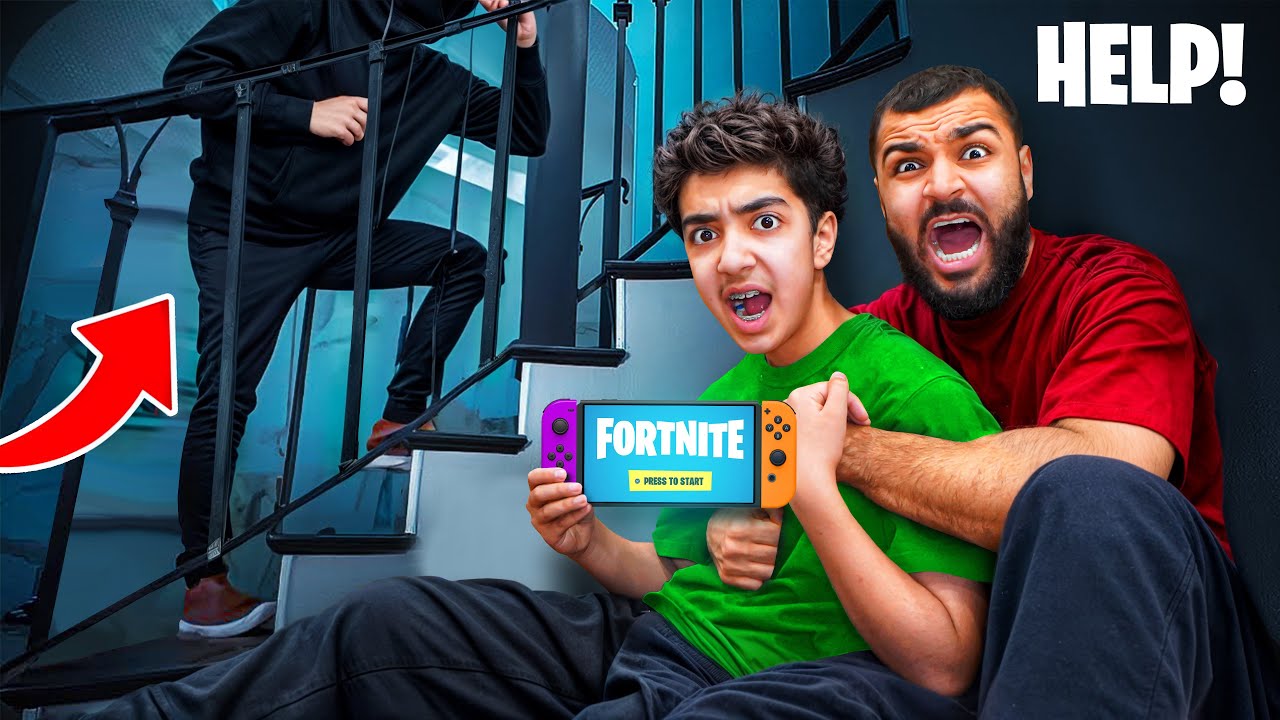 Незнакомец пробрался в мой новый дом посреди ночи... (Fortnite!)