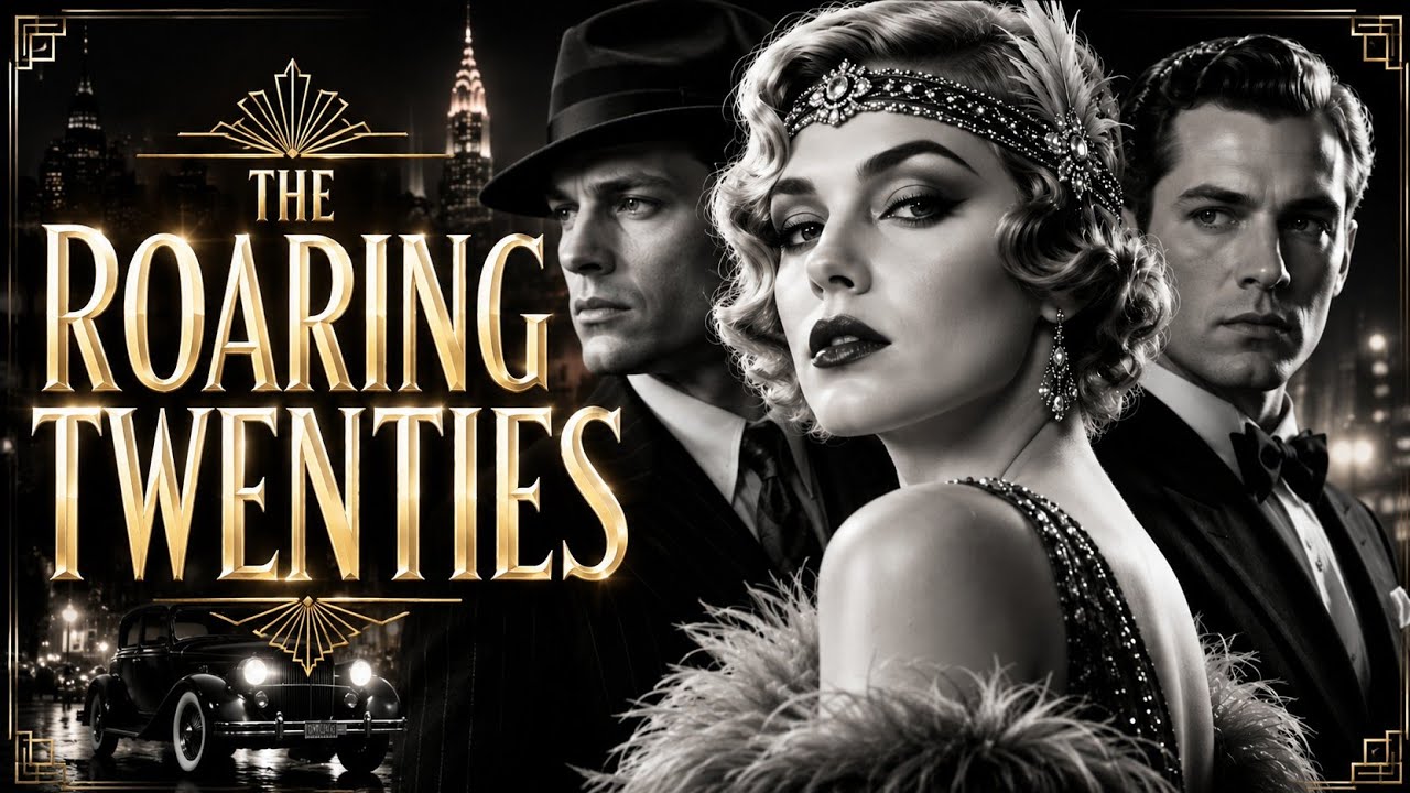 Hollywood Gangster Movie in HD ! Hollywood Noir Masterpiece, The Roaring Twenties (1939) |  