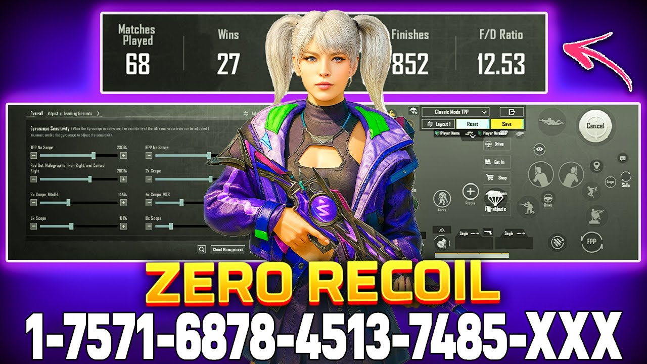 💥Обновление BGMI 4.1: новый код настройки чувствительности | Лучшие настройки чувствительности ги...