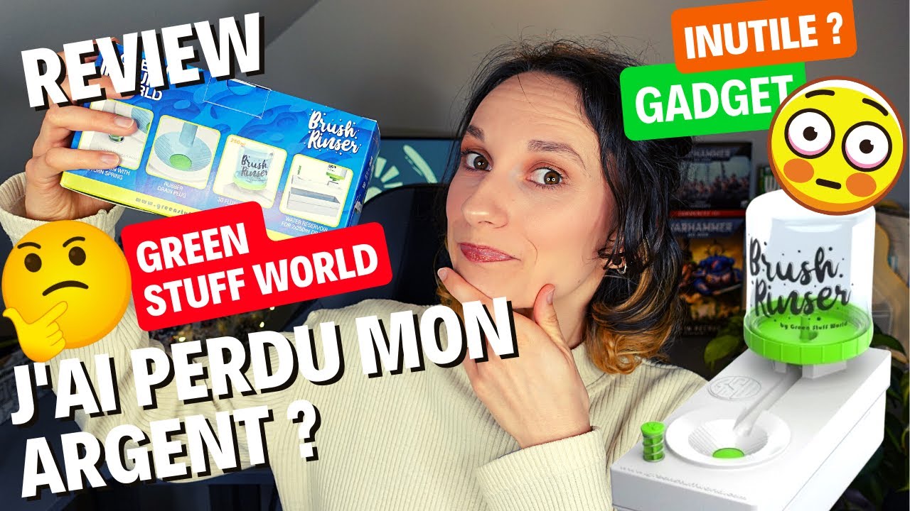 Review | BRUSH RINSER DE CHEZ GREEN STUFF WORLD (j'ai perdu mon argent ???)