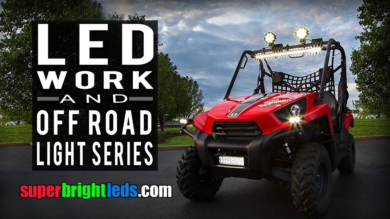 LED Work and Off Road Light Series from Super Bright LEDs