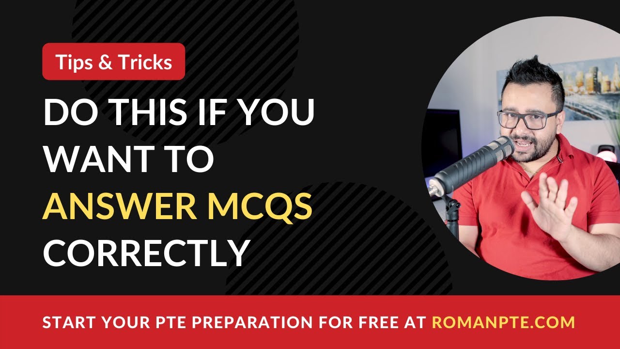 How to answer pte reading multiple choice single answer (2020)