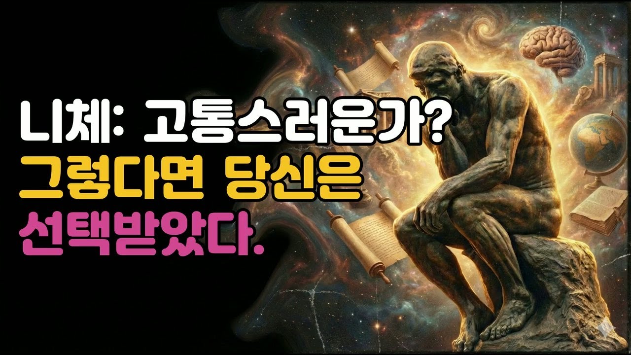 니체 고통스러운가 그렇다면 당신은 선택받았다