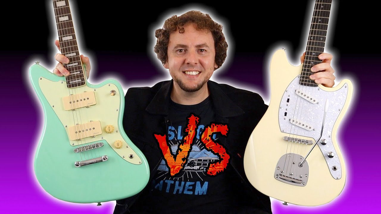 Harley Benton JA-60CC vs MS-60 | Budget Jazzmaster vs Mustang offset guitar shootout!