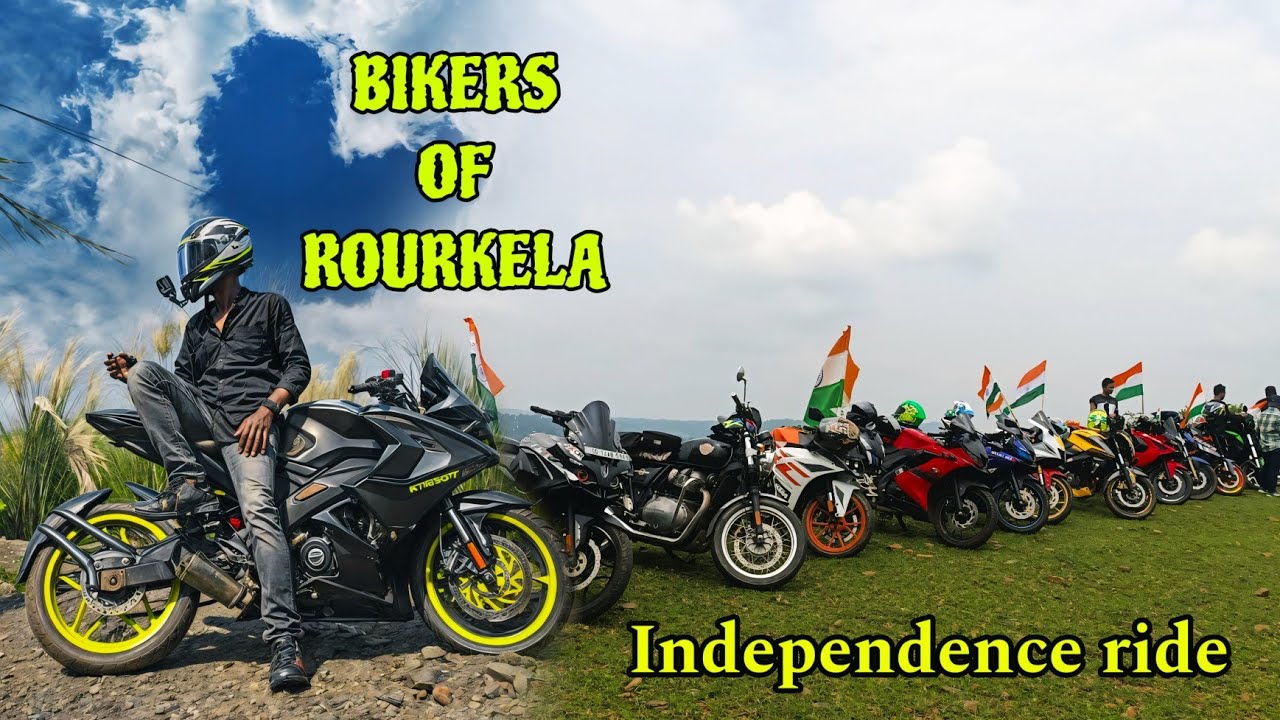 15 August Independence ride Bikers of Rourkela team🇮🇳🔥 Birmitrapur Purnapani hidden location.📌