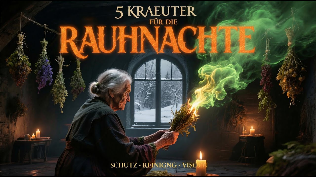 Die 5 Hexenkräuter der Rauhnächte – Für Schutz, Reinigung und Visionen