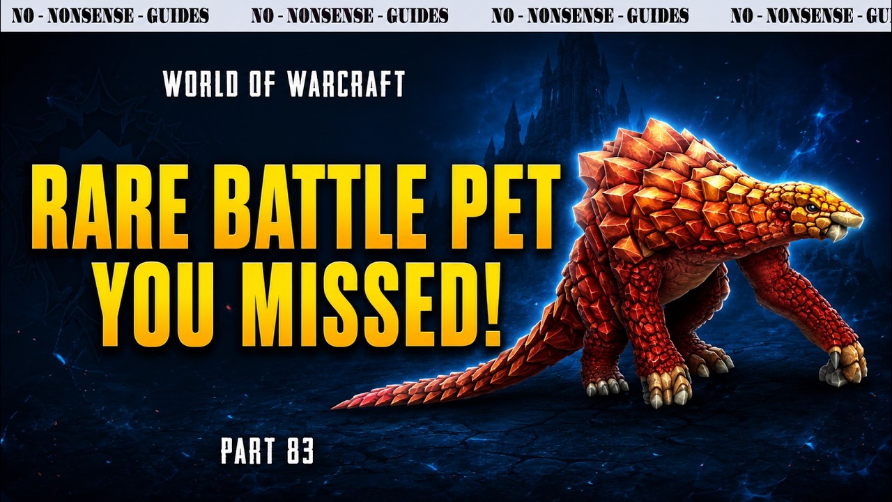 Как получить этого редкого питомца Панголиля &mdash; Гайд без воды &mdash; World of Warcraft