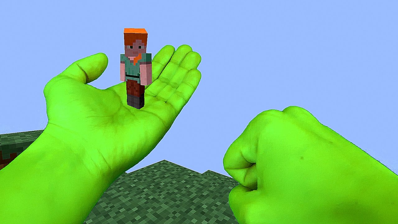 РЕАЛИСТИЧНЫЙ MINECRAFT — ЗЛОЙ ХАЛК СПАСАЕТ АЛЕКСА