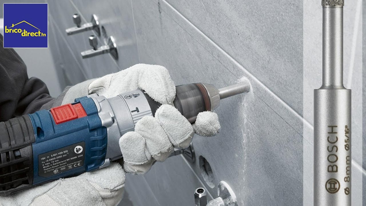 Mèches pour le perçage à sec des céramiques/grés Bosch Easy Dry