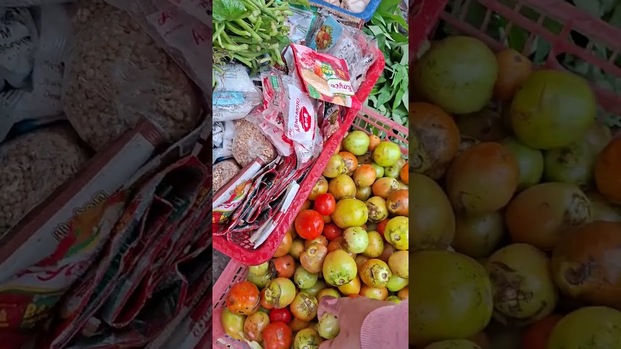 Edisi kesiangan ke pasar, sambil diterjang hujan, Ternyata bahan pangan sekarang mahal semu