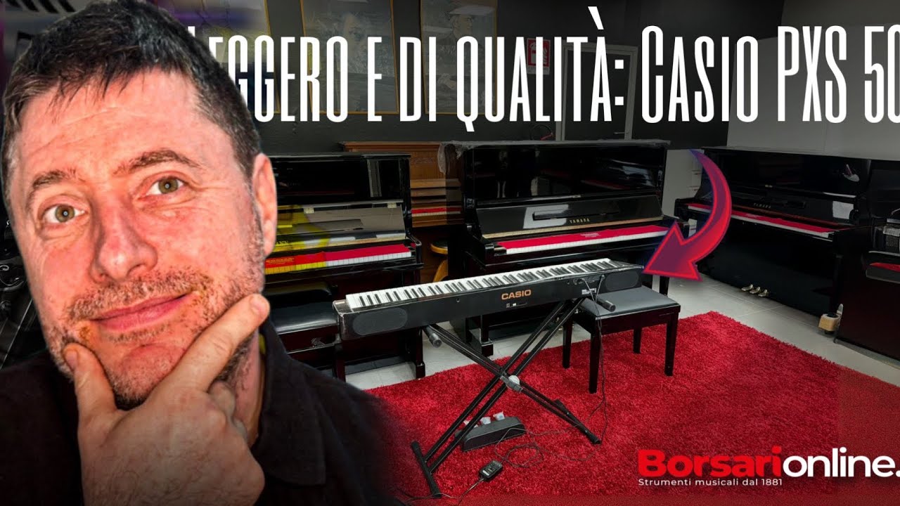 Pianoforte digitale Casio da palco PX-S5000 una scelta vincente. Venite a provarlo.