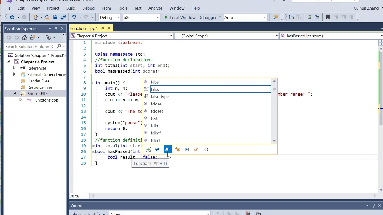 Function Declaration, Definition and Call(3)