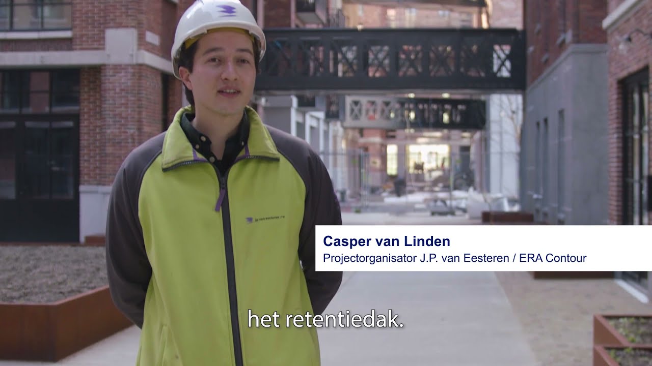 Ingenieus dak bij Little C in Rotterdam zorgt voor een groene leefwereld en droge voeten