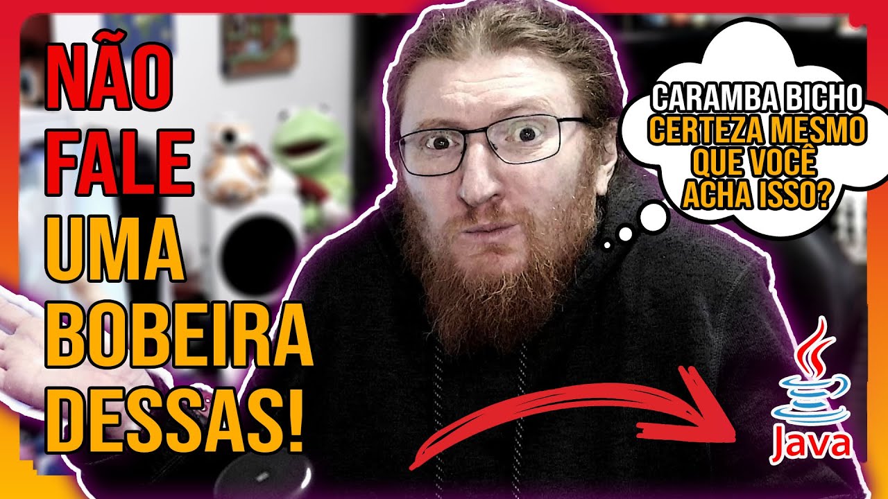 PROGRAMADOR PARE DE FALAR QUE O JAVA É LENTO E PESADO BICHO!