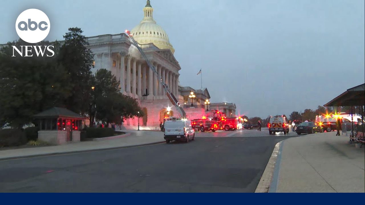 DC officials investigate small fire in tunnel between office building, US Capitol