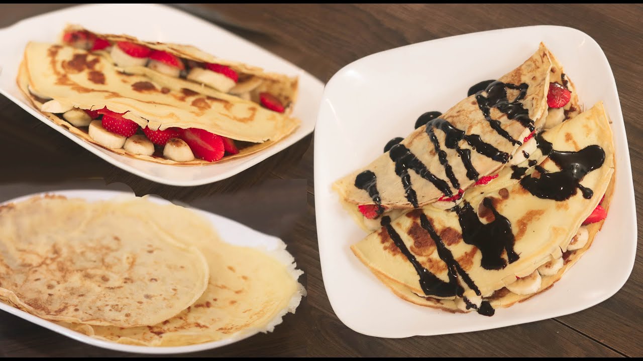 How to make Crepes - طريقة تحضير الكريب