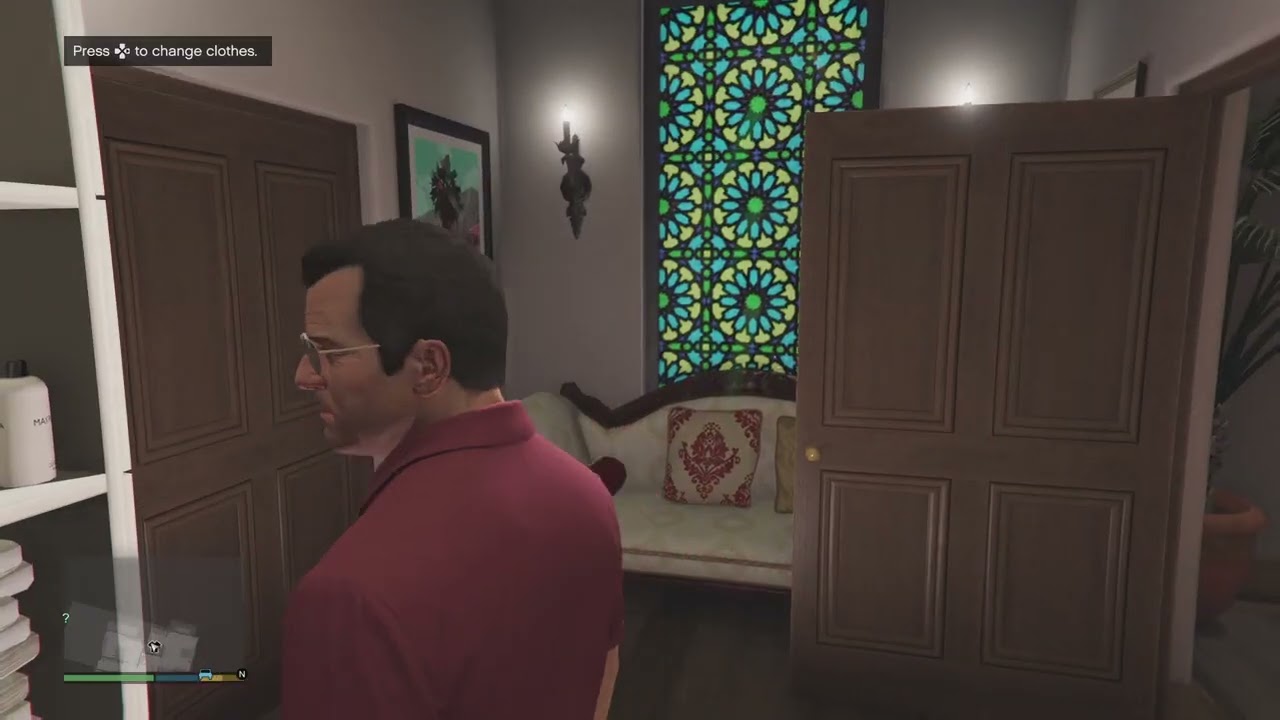 GRAND THEFT AUTO STORY MODE HEADING TO PICK UP FRANKLIN AND LIGHT TRAFFIC
