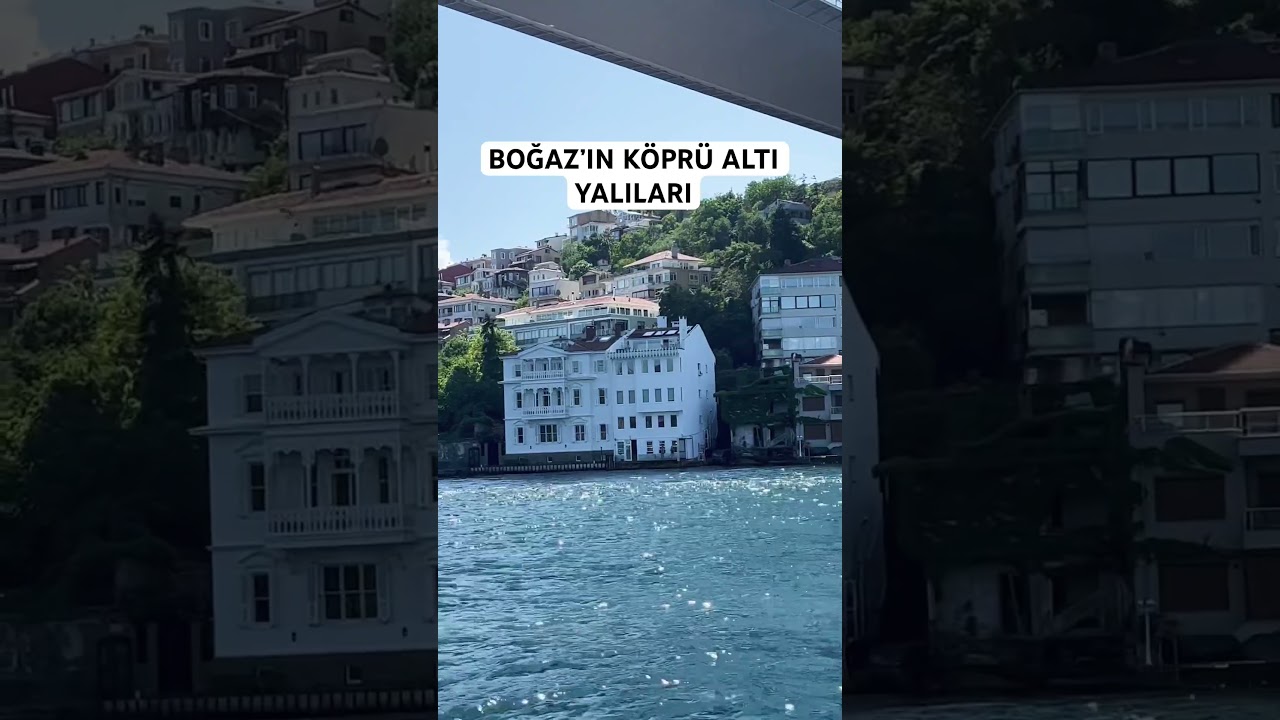 Boğaziçi Köprüsü’nün altında kalan kısmen talihsiz yalılar 