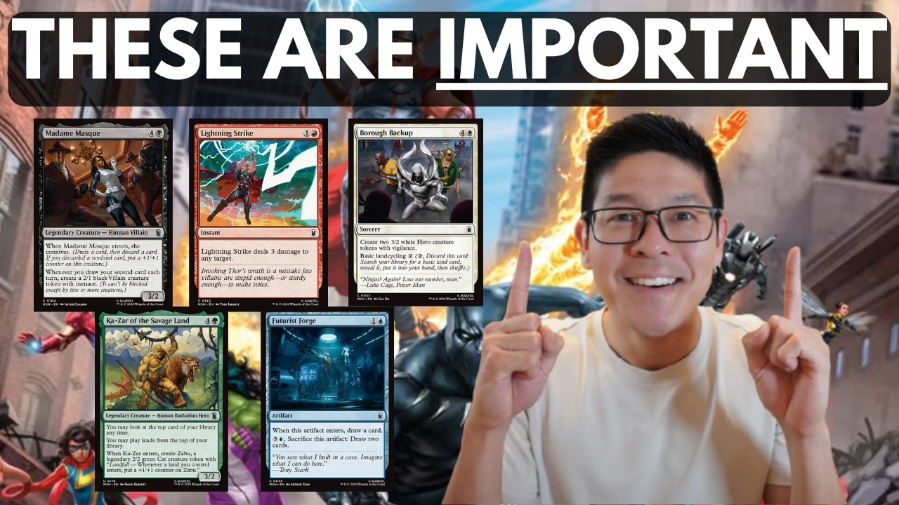 Best Uncommons & Commons in Marvel Super Heroes AND My Color Ranking