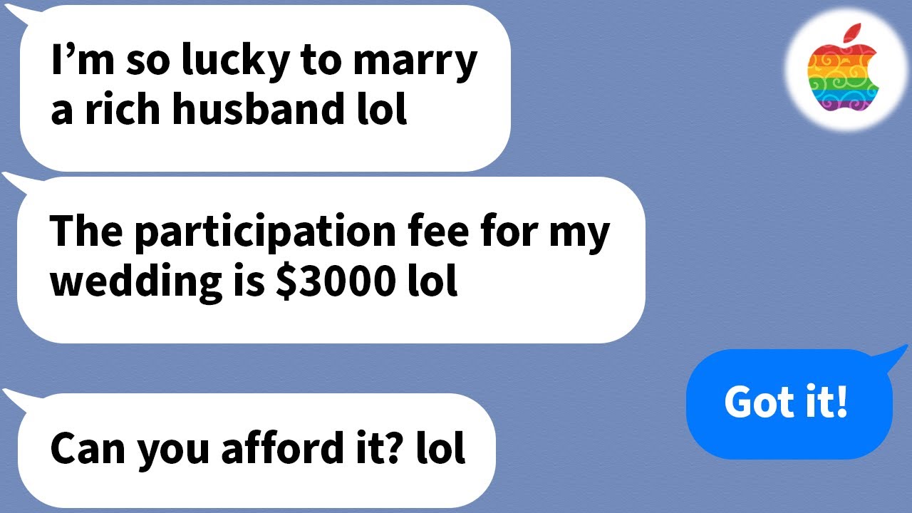 【Apple】 My coworker requested a gift of $3000 from everyone for her wedding