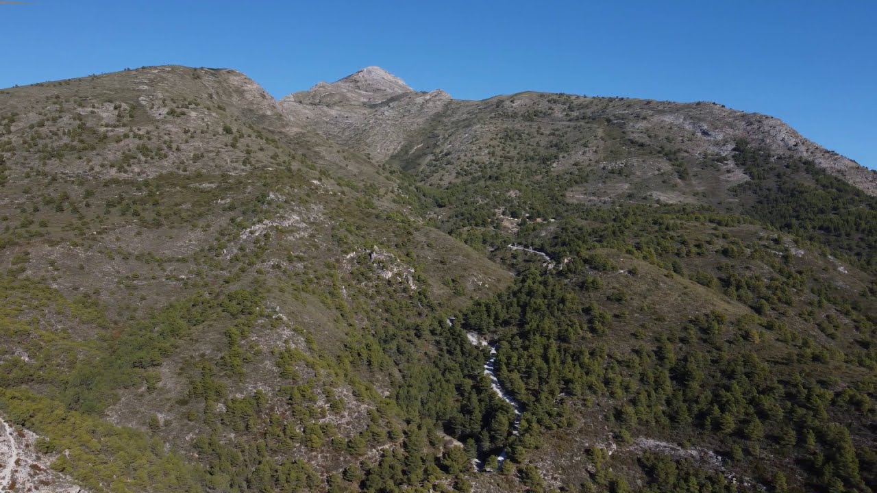 Zima w Sierra Tejeda... Andaluzja, Hiszpania... DJI Mavic Mini 2