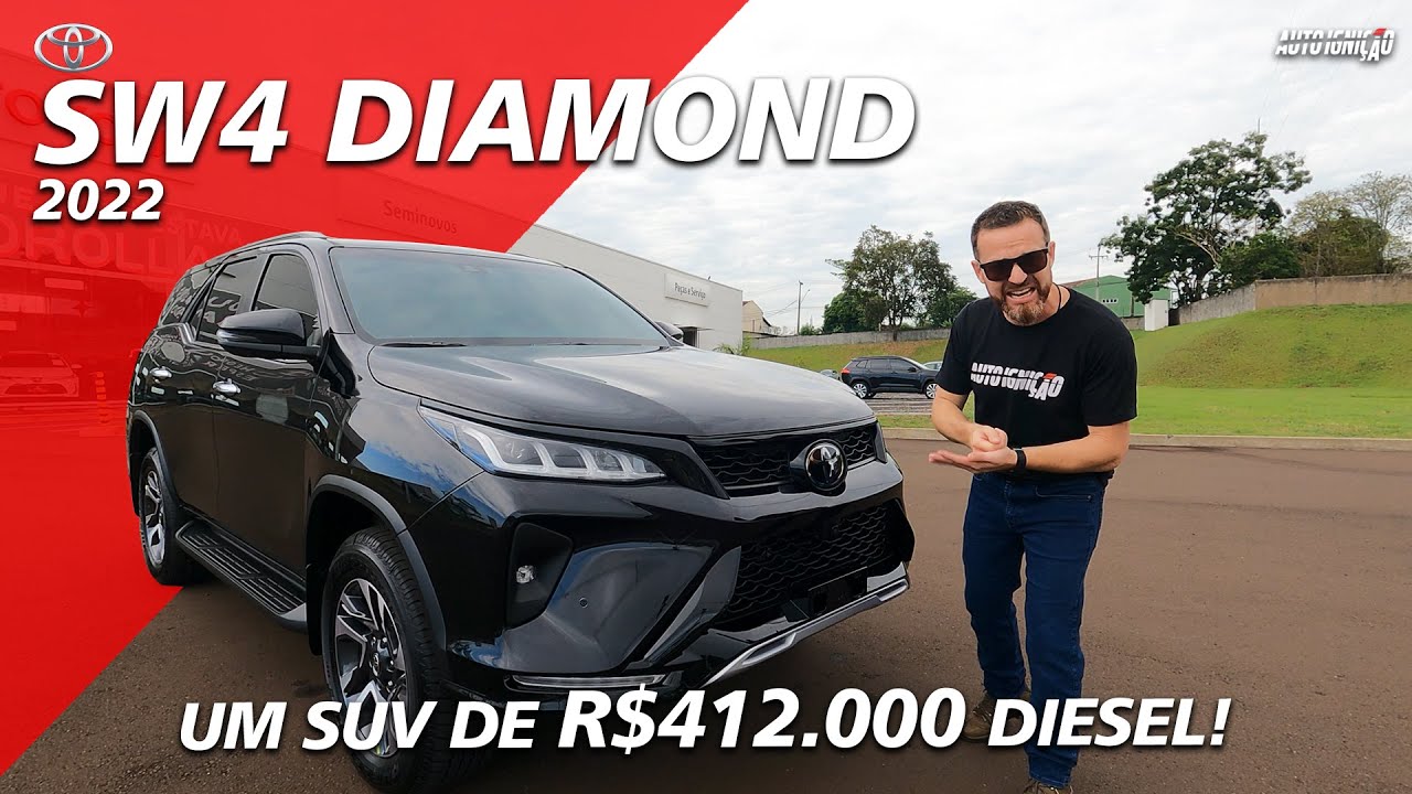 NOVA TOYOTA SW4 DIAMOND 2022 - COM NOVO ESTILO E MAIS TECNOLOGIA AINDA!