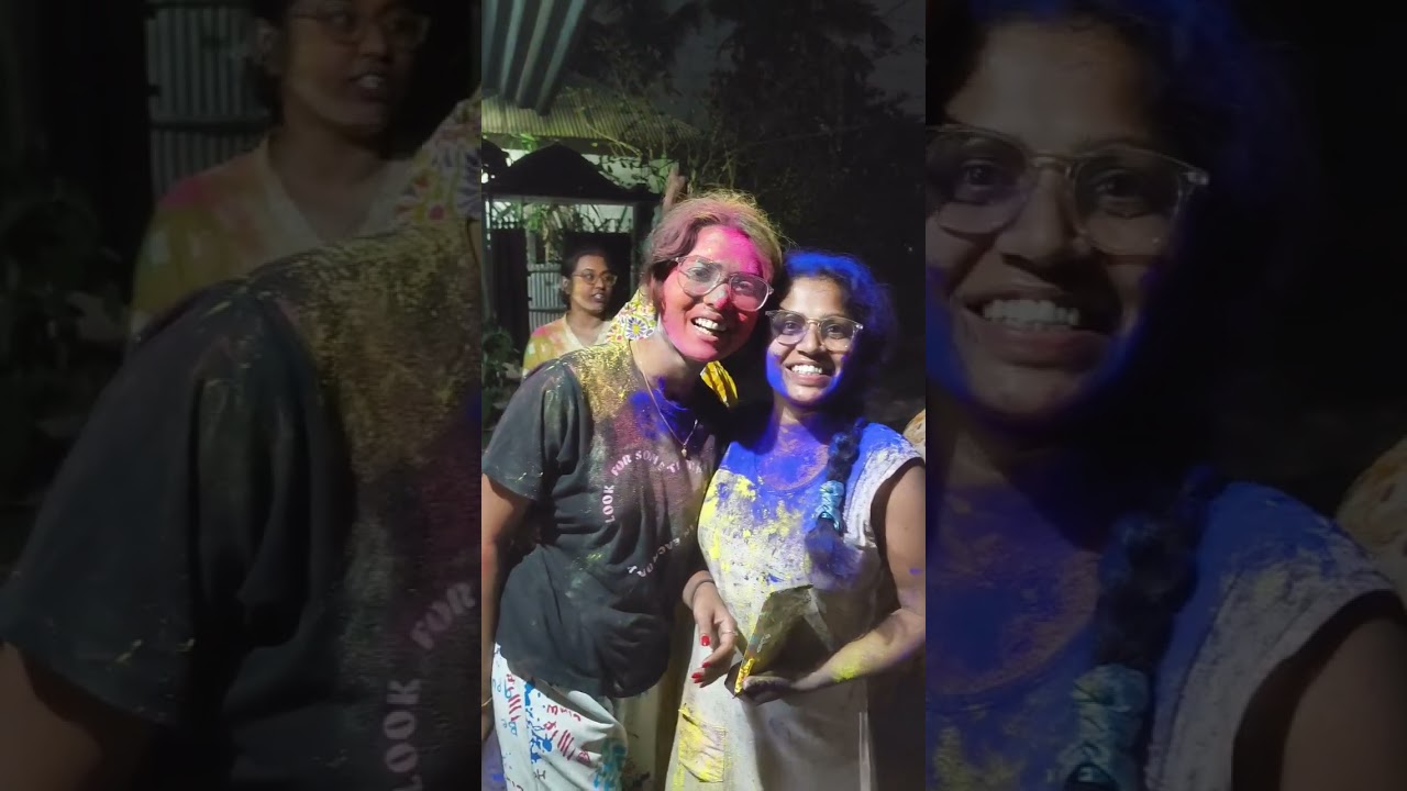 এই হলো রঙ খেলা 😁😁