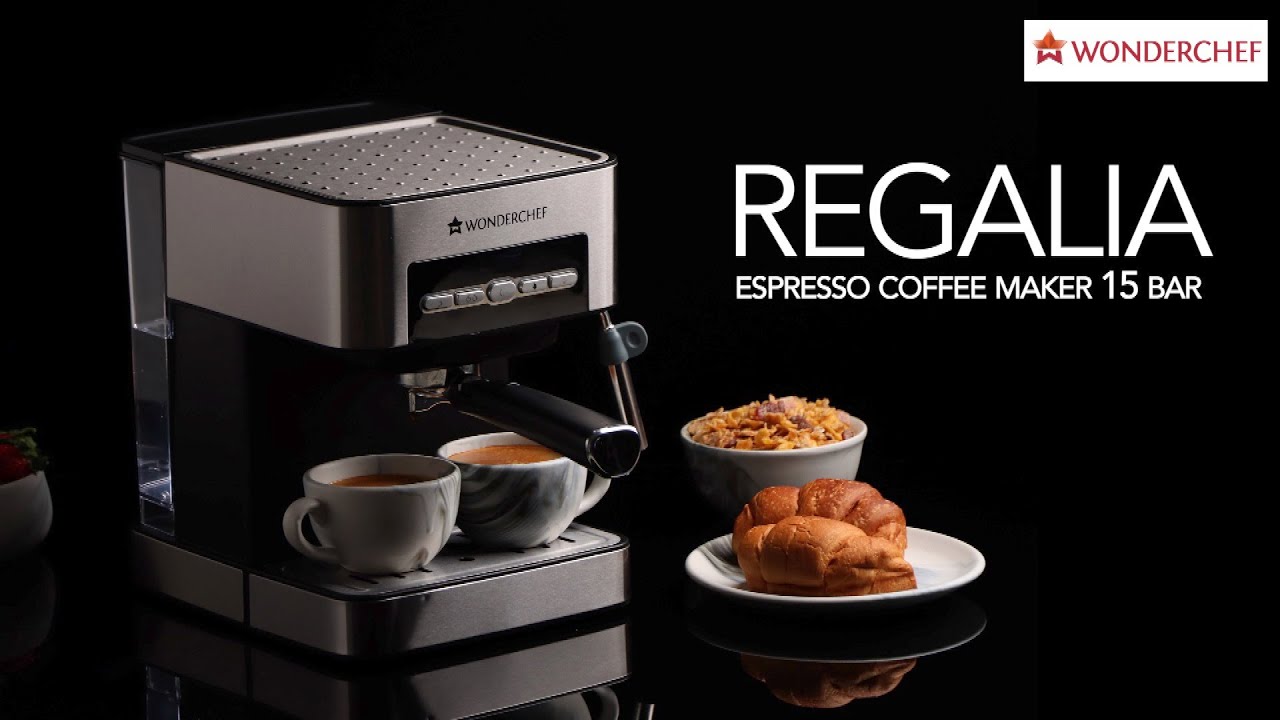 How to use regalia espresso coffee maker 15 bar | Wonderchef