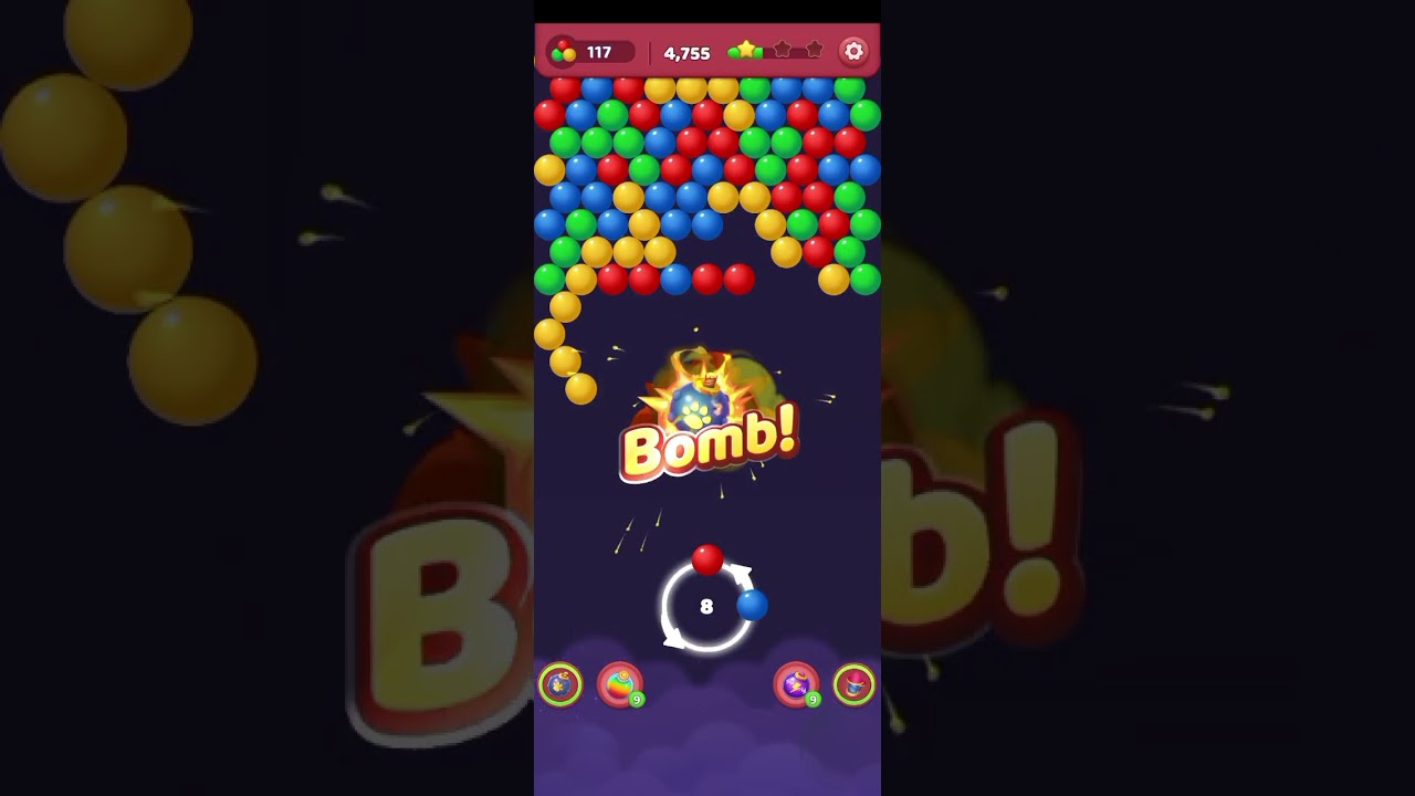 Bubble pop cannon shooter level 334 to 377
