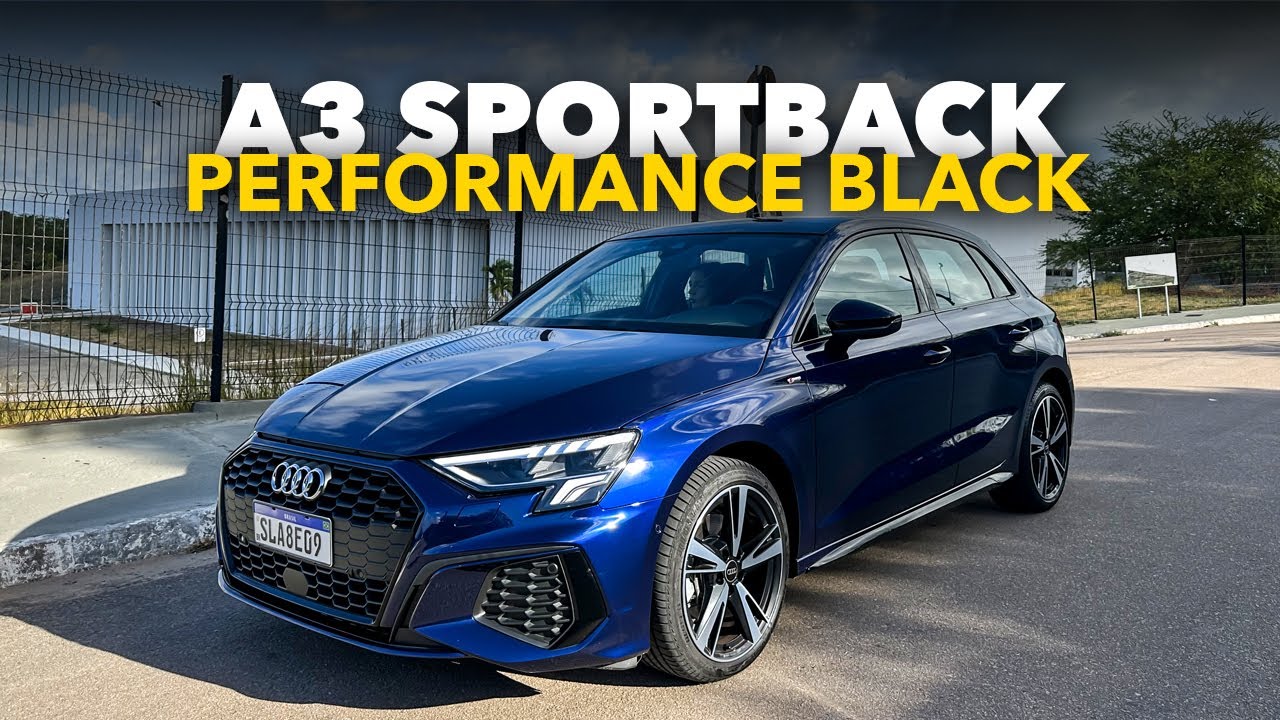 Conhecendo os detalhes do Audi A3 Sportback Performance Black 2024