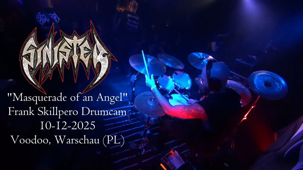 SINISTER - Frank Skillpero Drum Cam - Masquerade of an Angel Live in Warszawa 2025